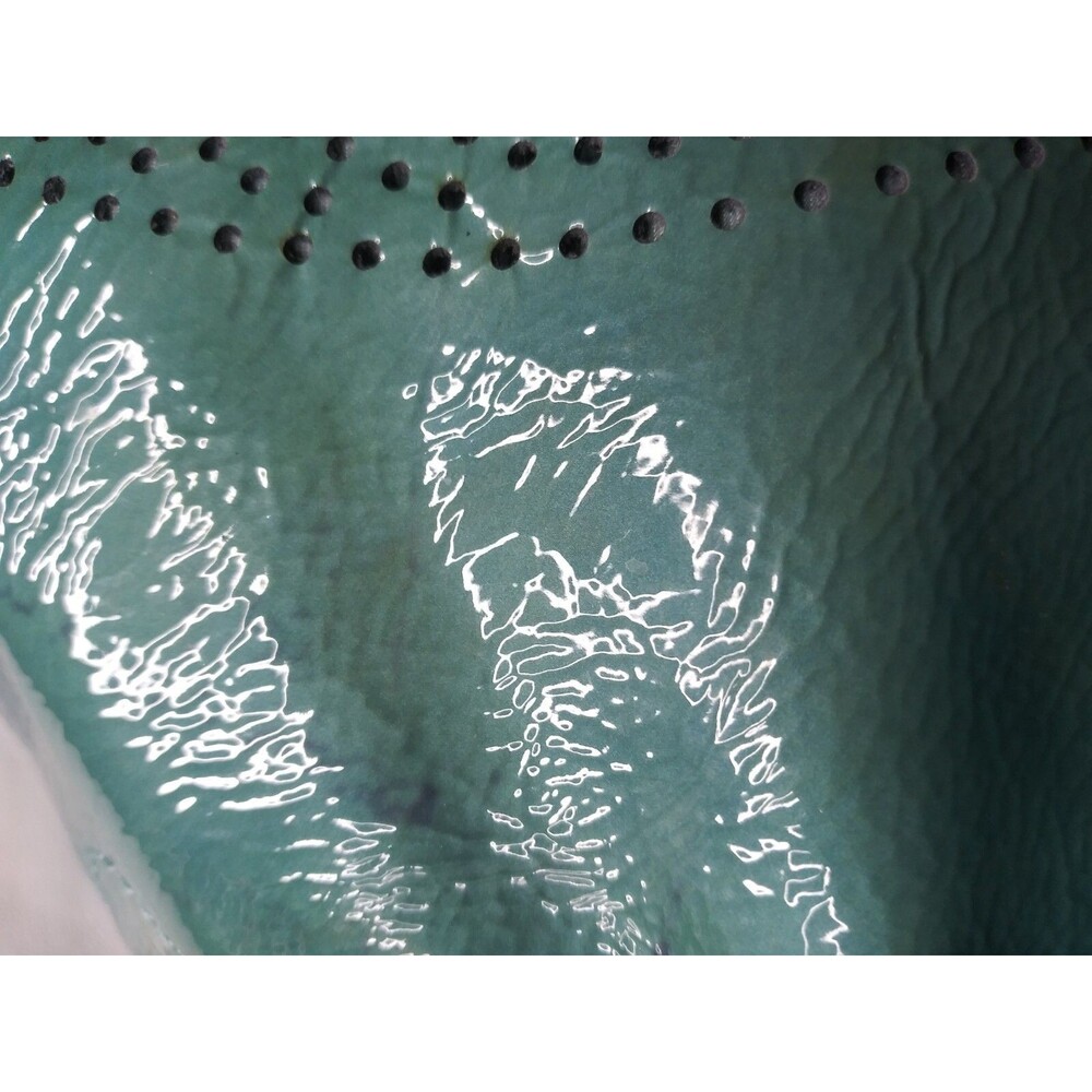 Coach Audrey Patent Leather Slim Tote Bag #17029 Green Large Retail $359 - Picture 10 of 11